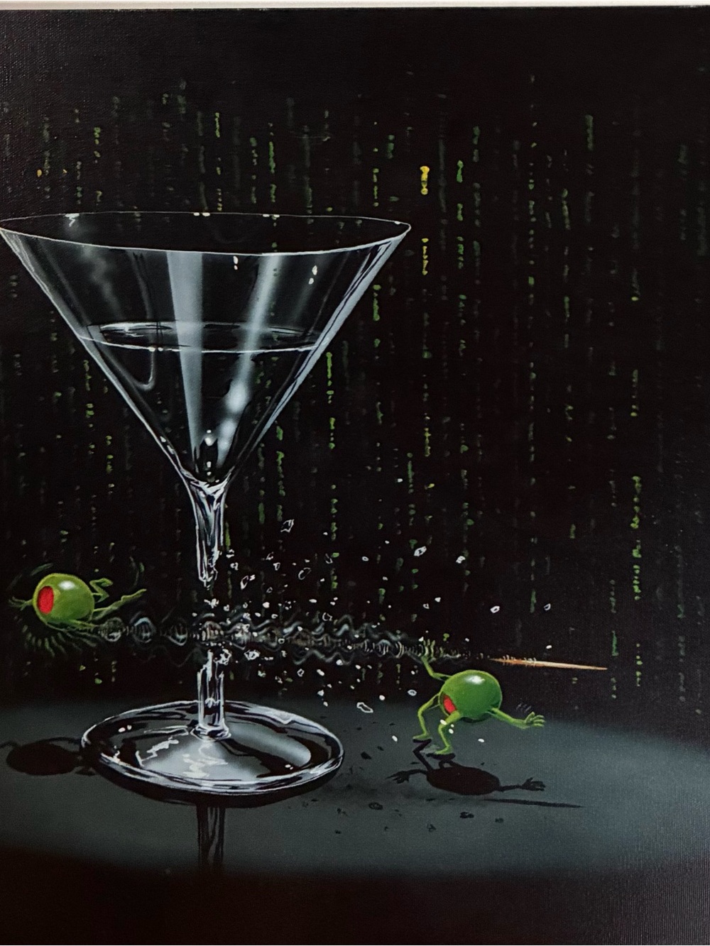 Michael Godard limited edition “Matrix Martini”